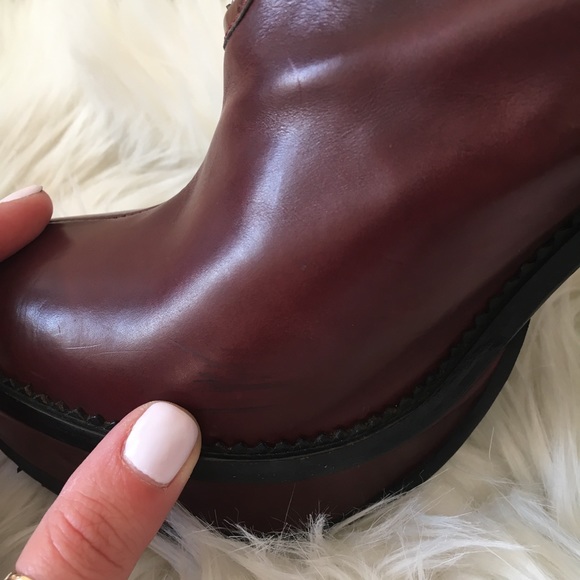 Opening Ceremony Laetitia 2 Lace Up Lug Boots - Picture 7 of 8